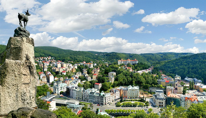 Karlovy Vary Sverhu Карловы Вары