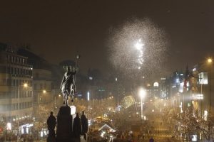 Praha Vaclavak Novy god В Новогоднюю ночь Вацлавская площадь будет закрыта для автомобилей